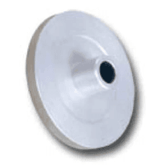 Float pulley flange